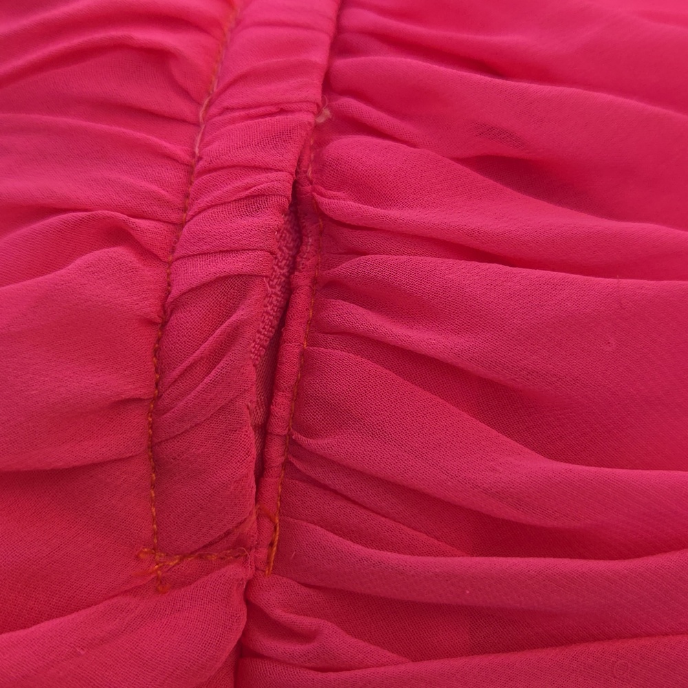 Victor Costa Coral Strapless Dress - Picture 13 of 14